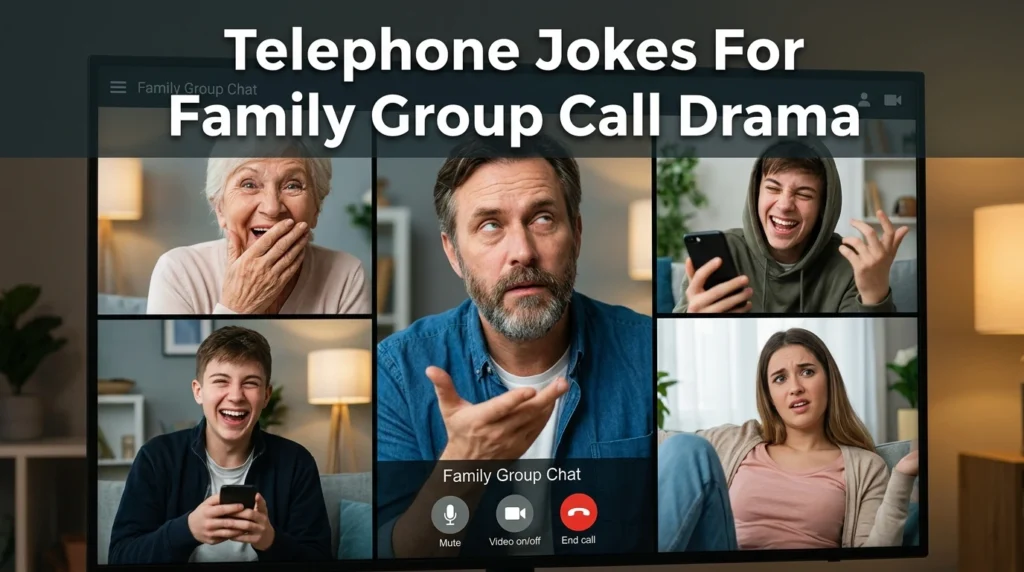 Telephone Jokes For Family Group Call Drama