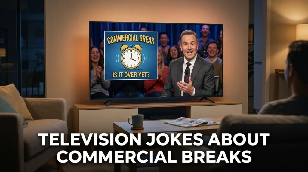 Television Jokes About Commercial Breaks