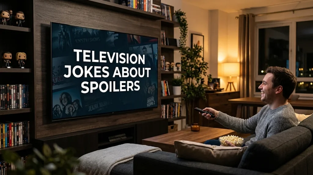 Television Jokes About Spoilers