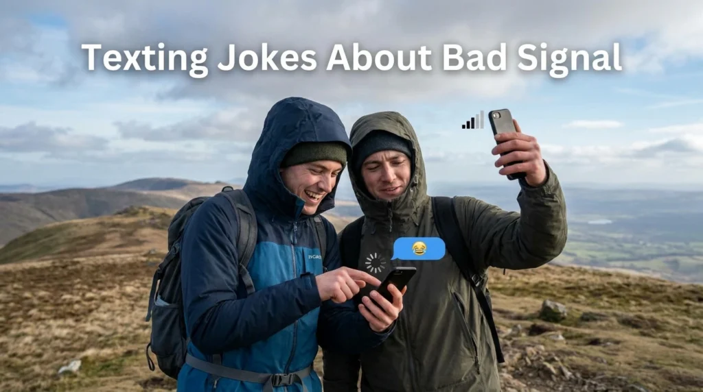 texting jokes about bad signal
