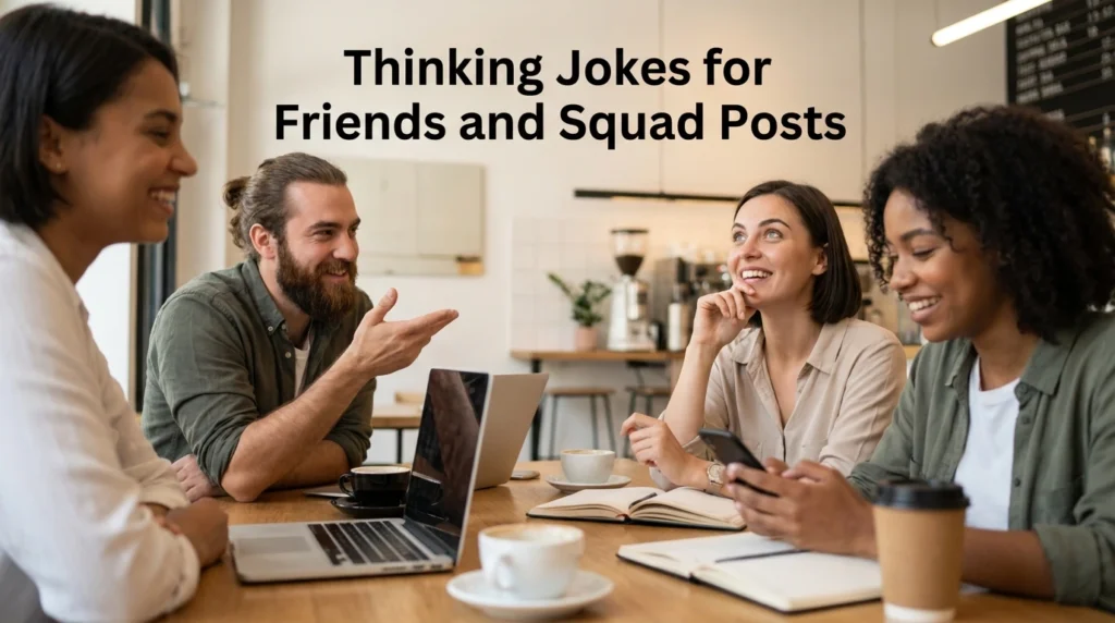 Thinking Jokes for Friends and Squad Posts