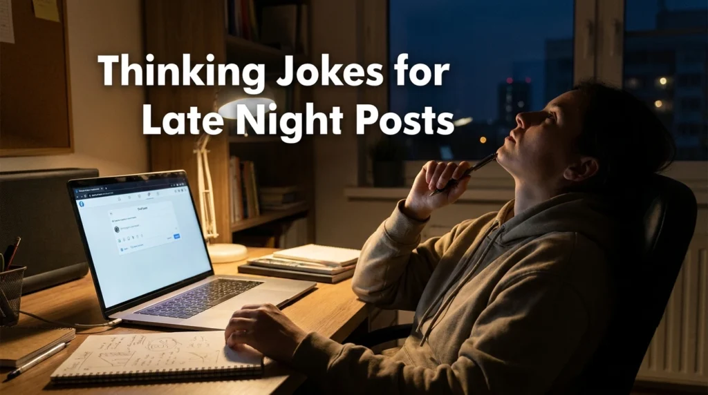 Thinking Jokes for Late Night Posts