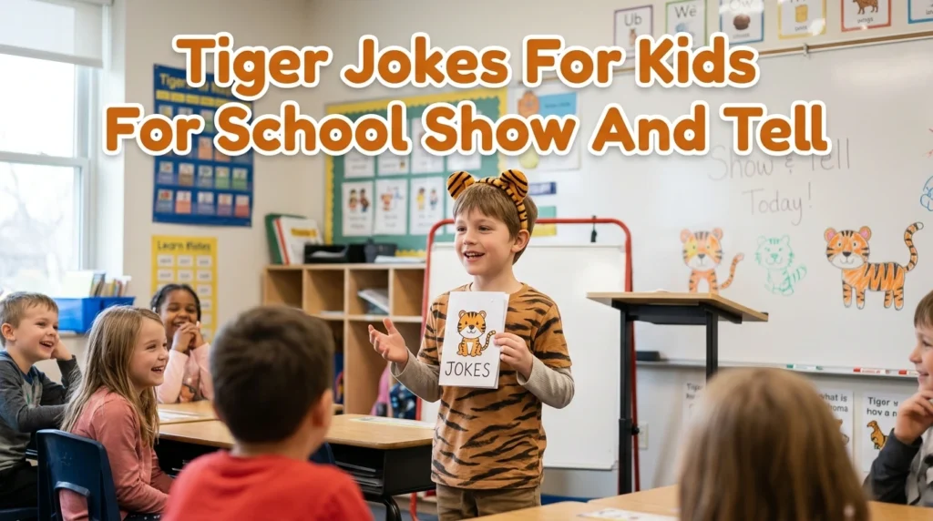 Tiger Jokes For Kids For School Show And Tell