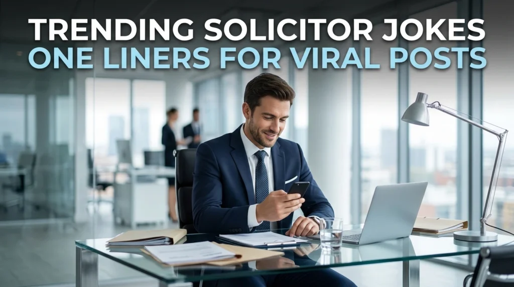 Trending Solicitor Jokes One Liners for Viral Posts