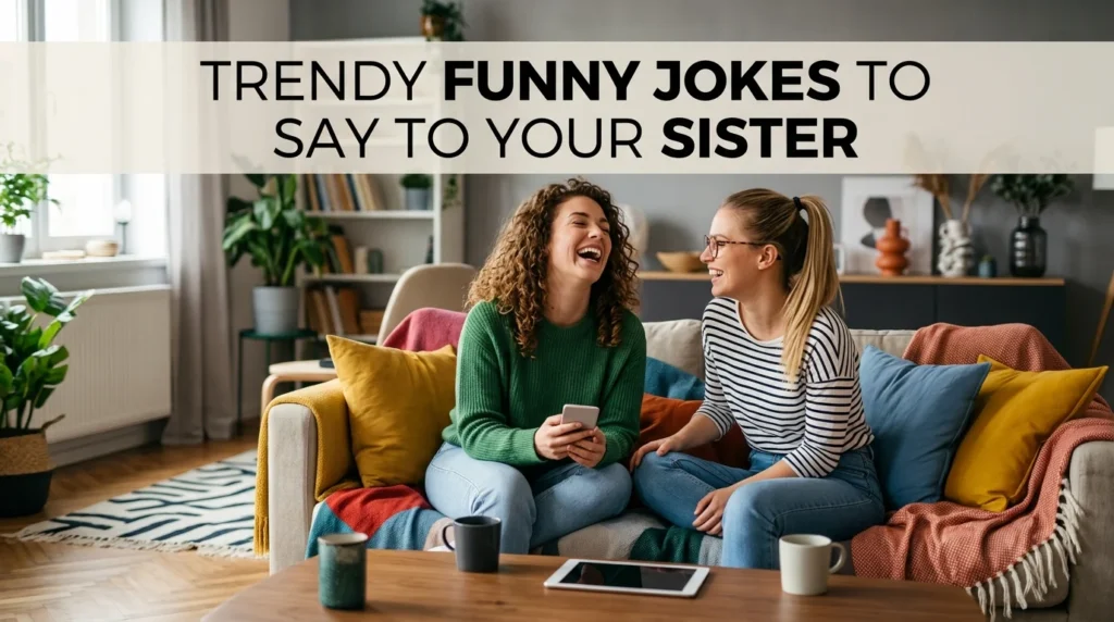  Trendy funny jokes to say to your sister