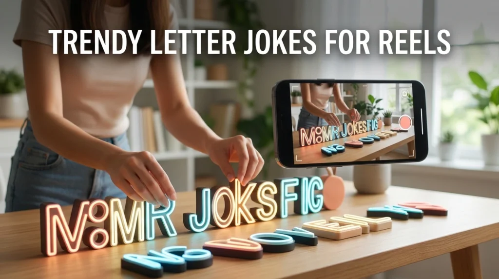 trendy letter jokes for reels