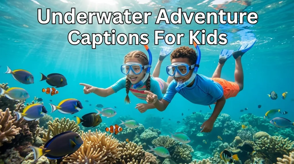 Underwater Adventure Captions For Kids