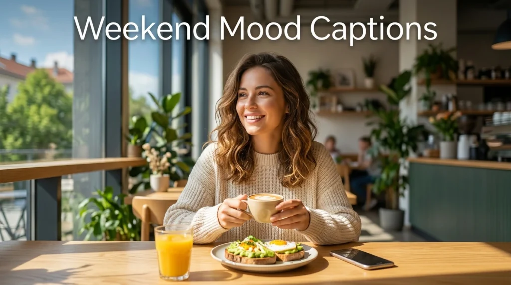 weekend mood captions