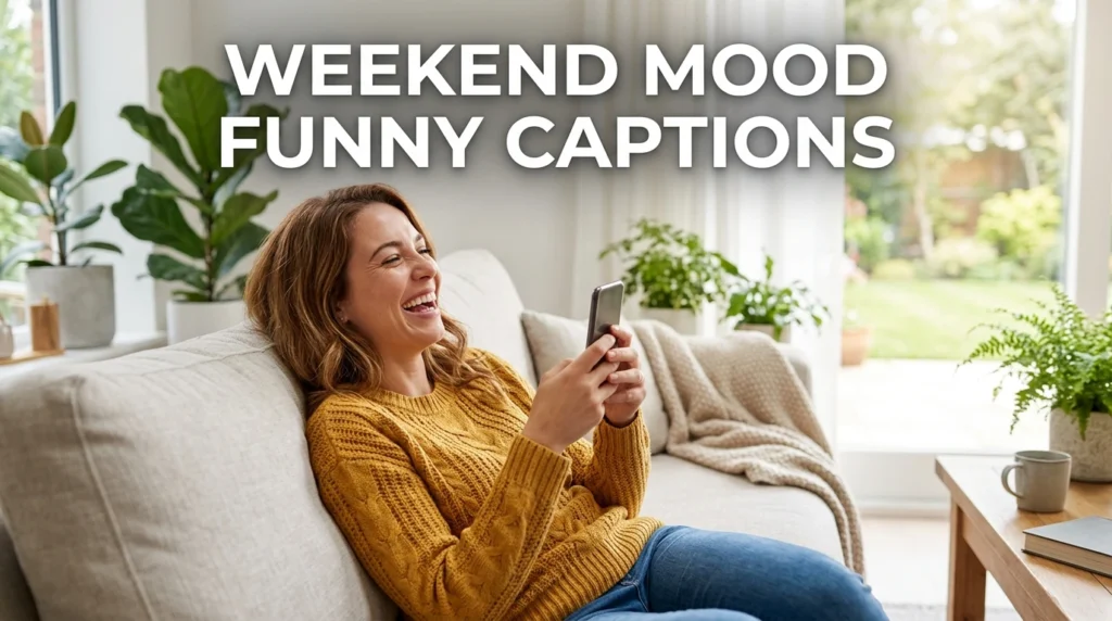 Weekend Mood Funny Captions