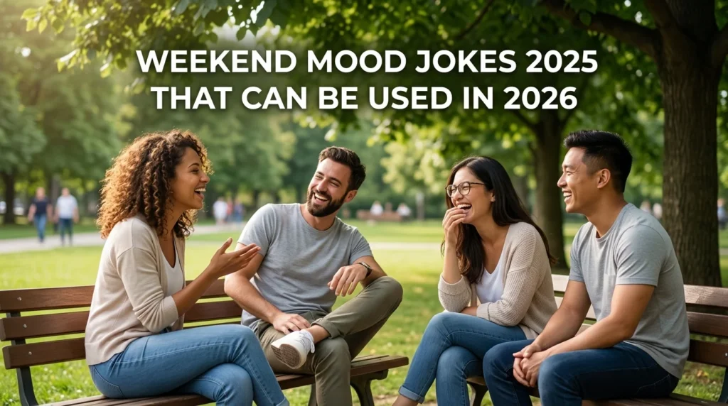weekend mood jokes 2025 that can be used in 2026