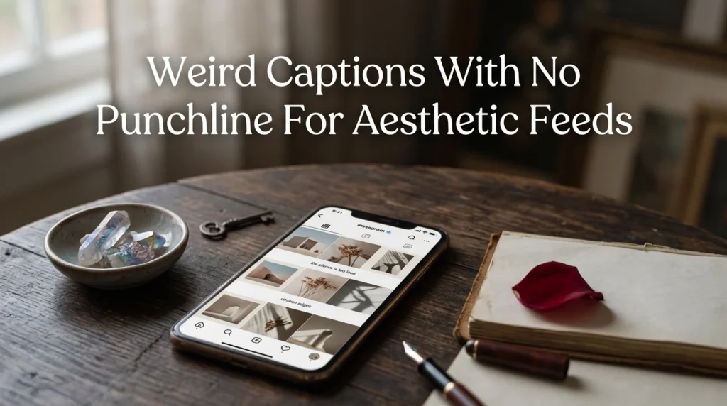 Weird Captions With No Punchline For Aesthetic Feeds
