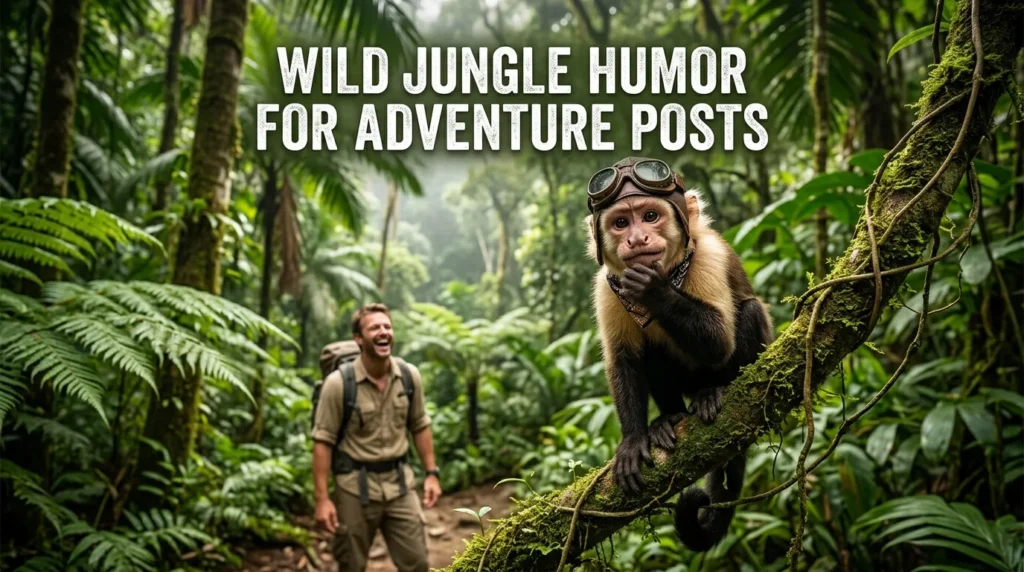Wild Jungle Humor For Adventure Posts