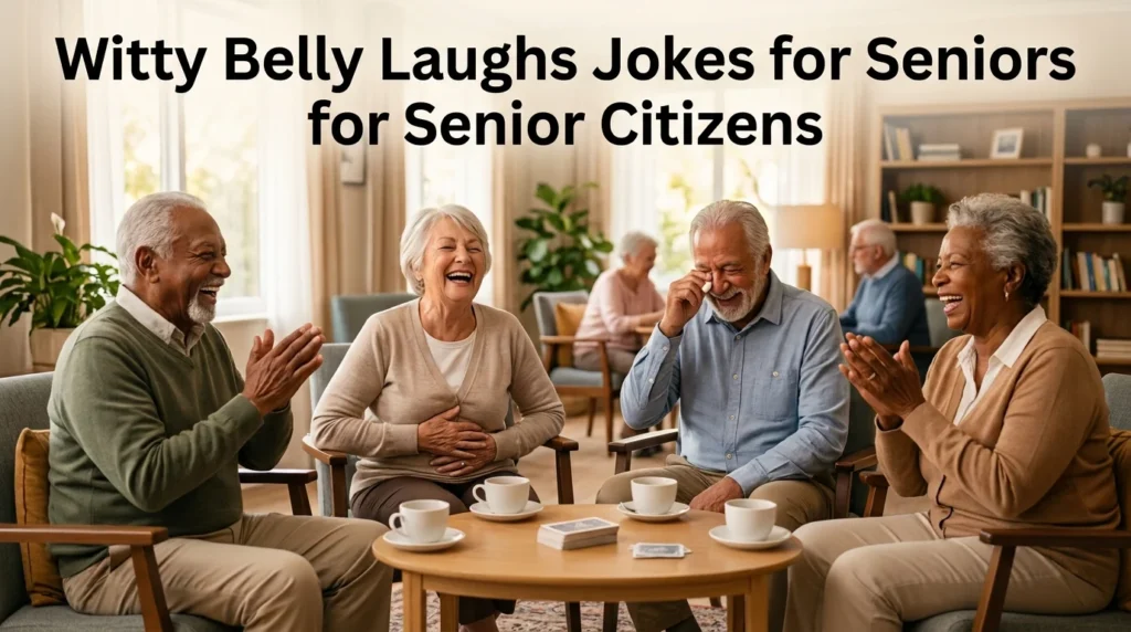 Witty Belly Laughs Jokes for Seniors for Senior Citizens