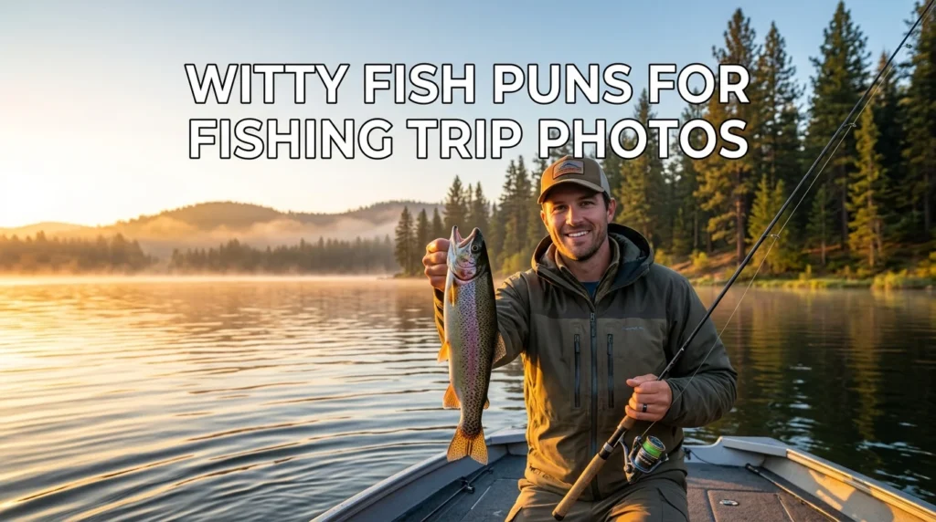 Witty Fish Puns For Fishing Trip Photos