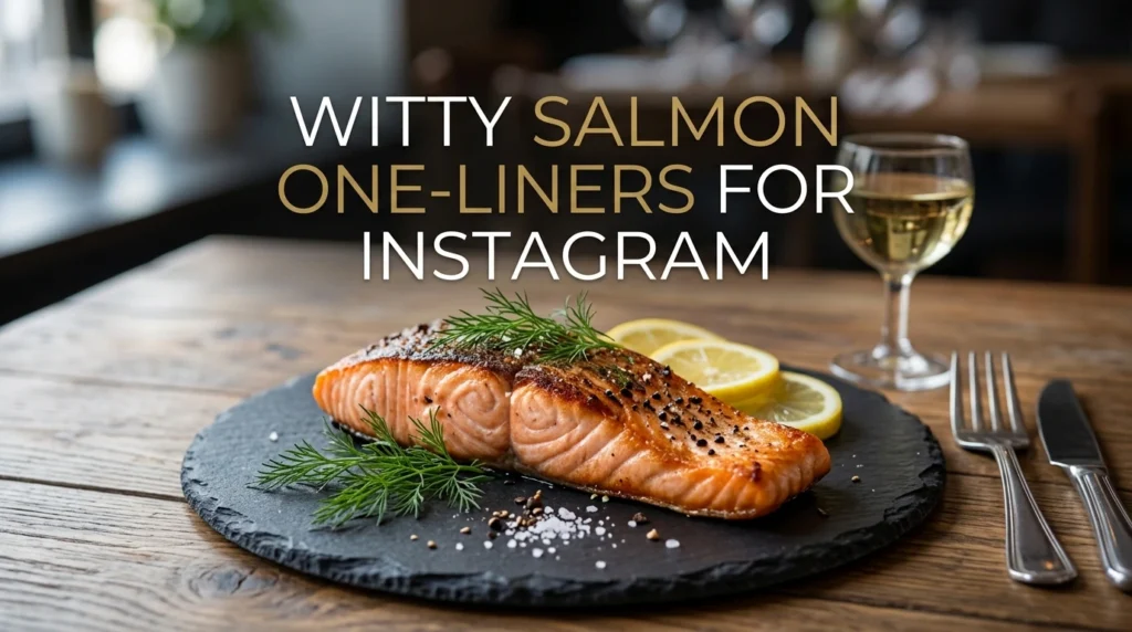 Witty Salmon One-Liners For Instagram