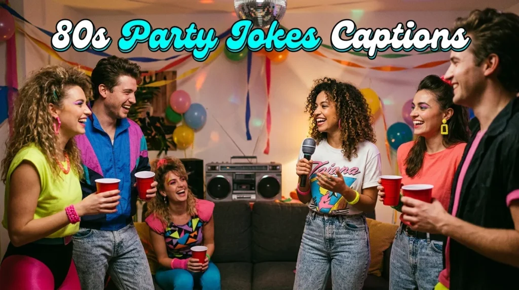 80s Party Jokes Captions