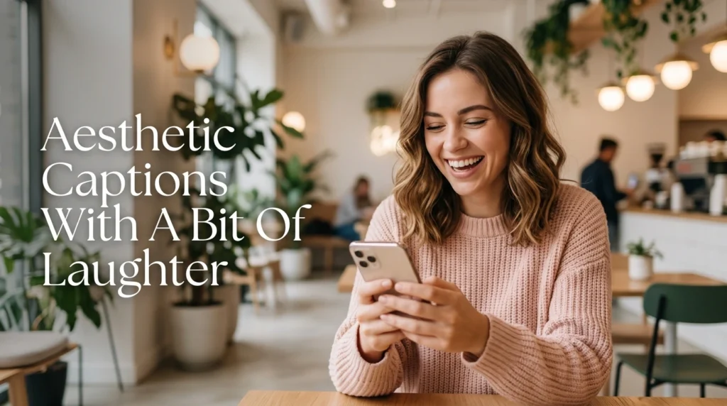 Aesthetic Captions With A Bit Of Laughter