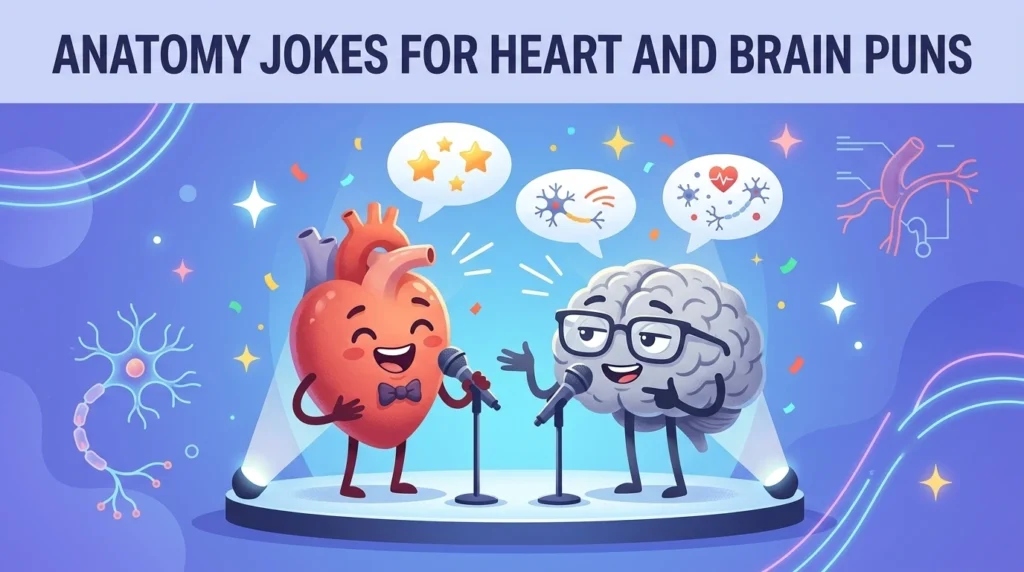 Anatomy Jokes For Heart And Brain Puns