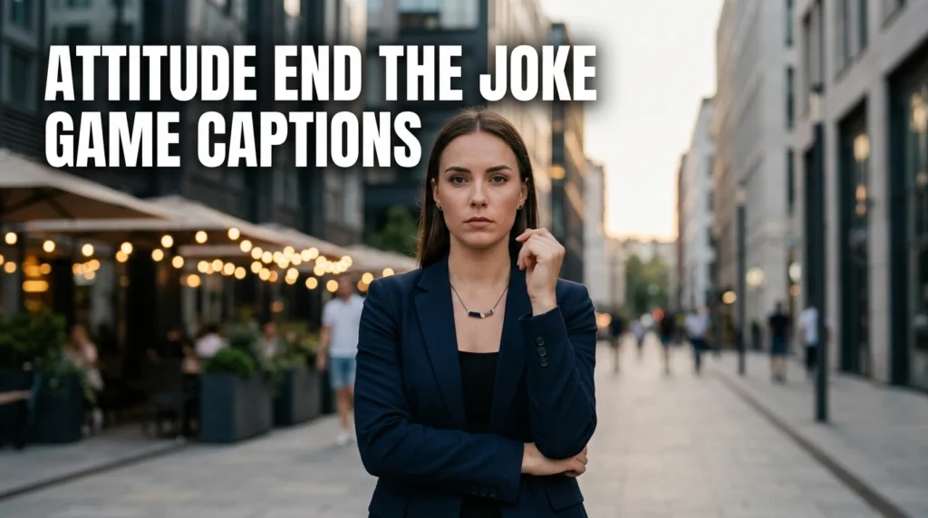 Attitude End The Joke Game Captions