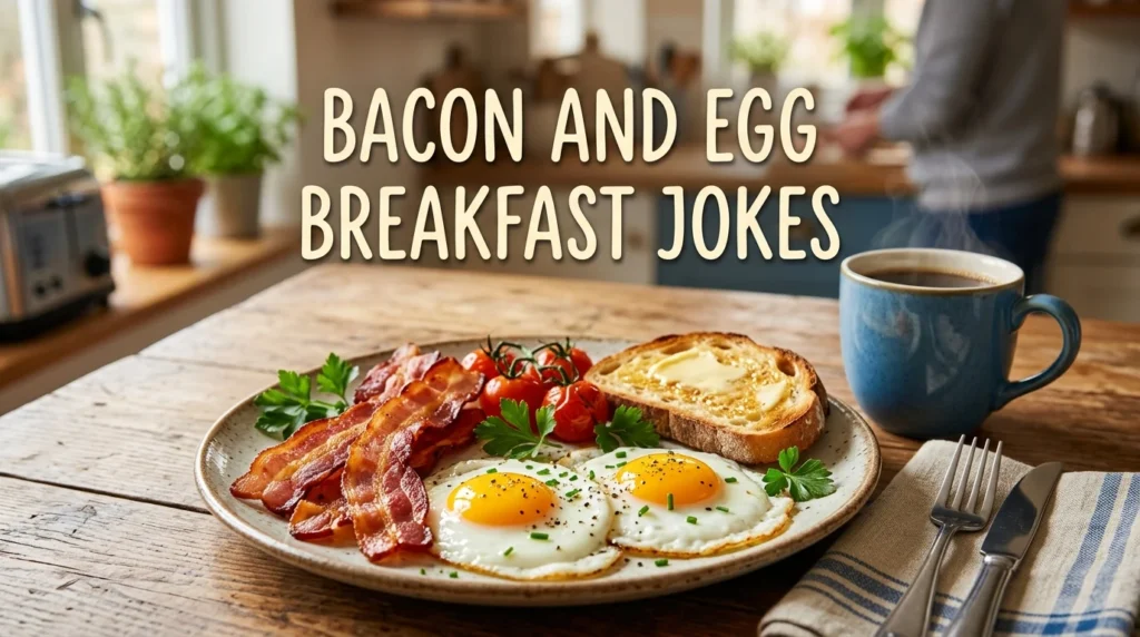 Bacon and Egg Breakfast Jokes