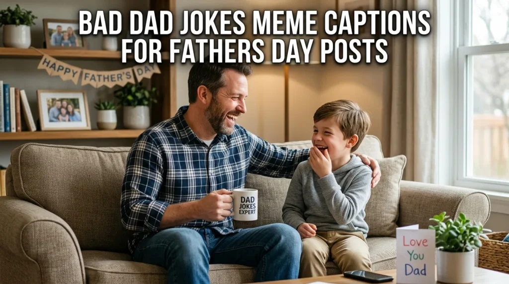 Bad Dad Jokes Meme Captions For Fathers Day Posts