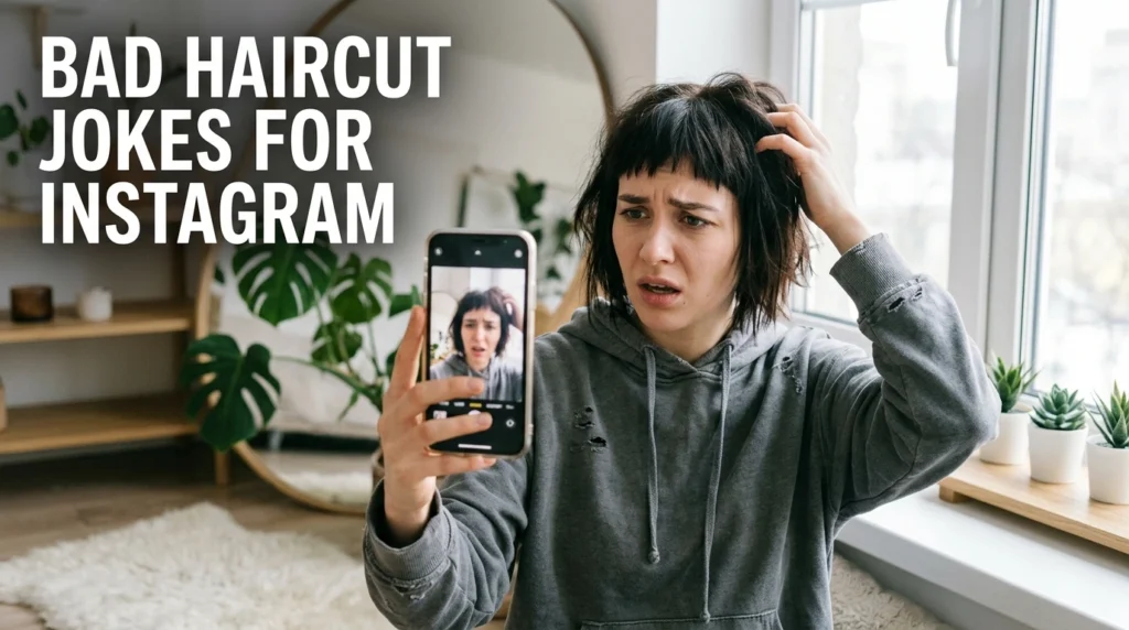 Bad Haircut Jokes for Instagram