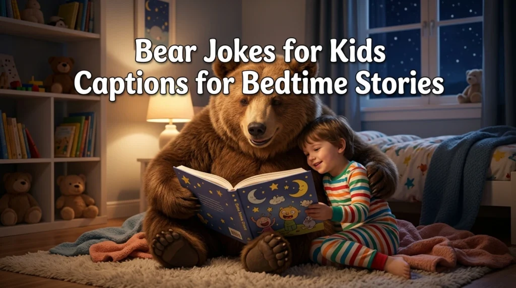 Bear Jokes for Kids Captions for Cartoon and Movie Lovers