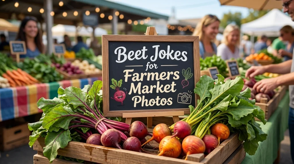 Beet Jokes for Farmers Market Photos