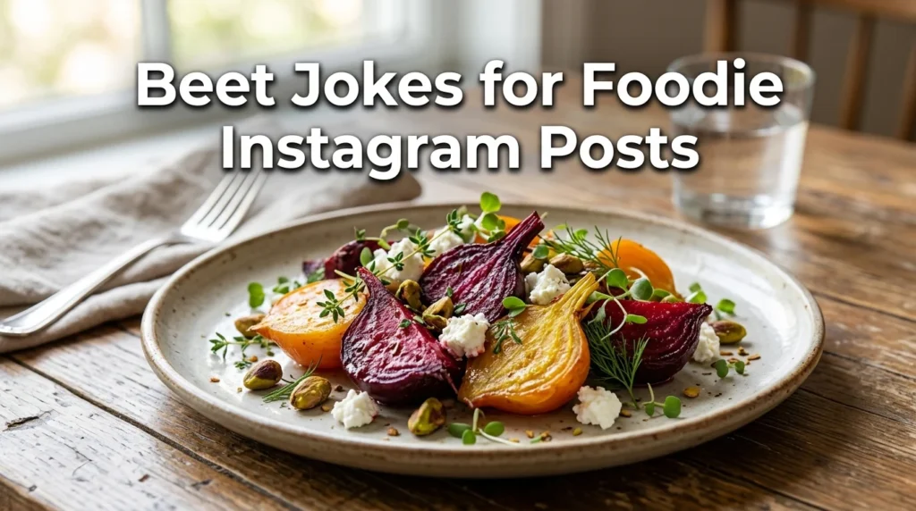 Beet Jokes for Foodie Instagram Posts