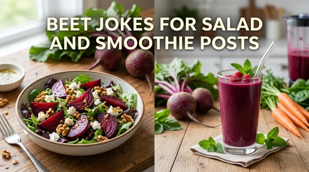 Beet Jokes for Salad and Smoothie Posts