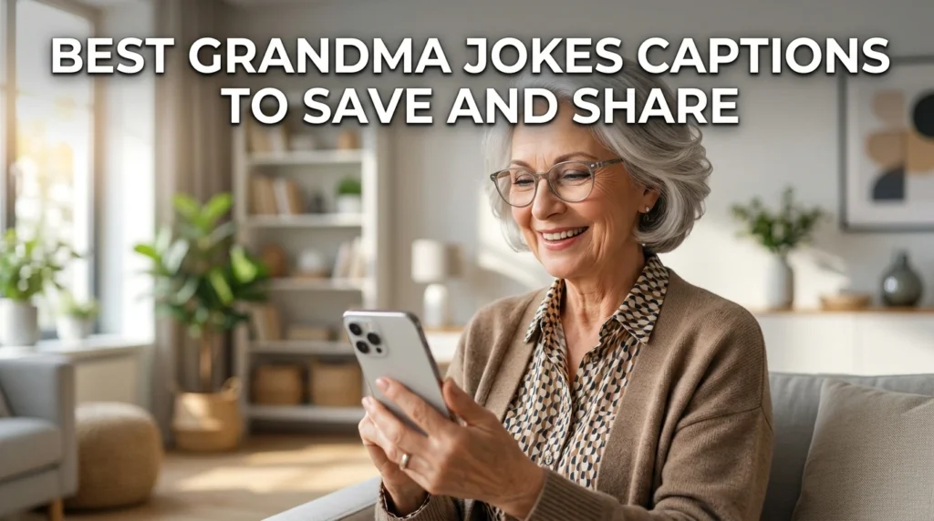 Best Grandma Jokes Captions to Save and Share