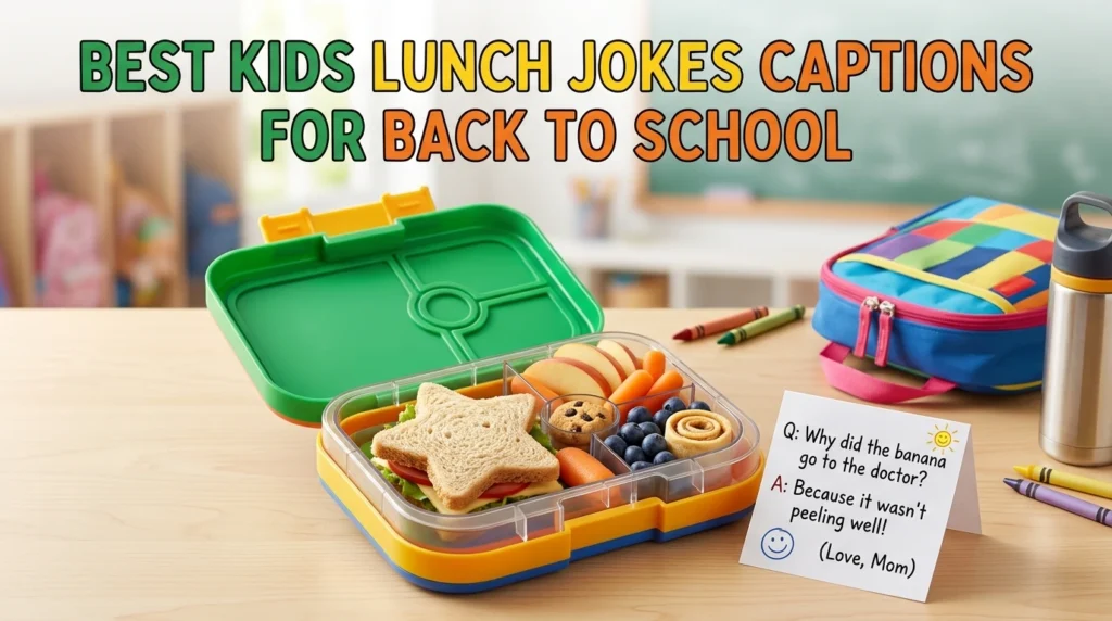 Best Kids Lunch Jokes Captions for Back to School
