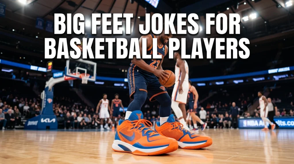 Big Feet Jokes for Basketball Players