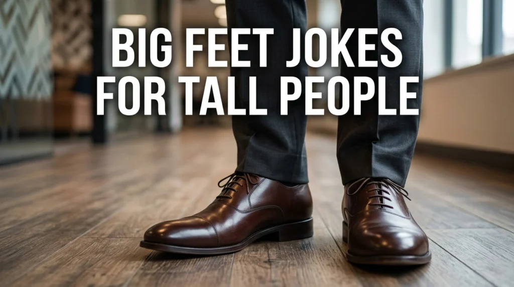 Big Feet Jokes for Tall People