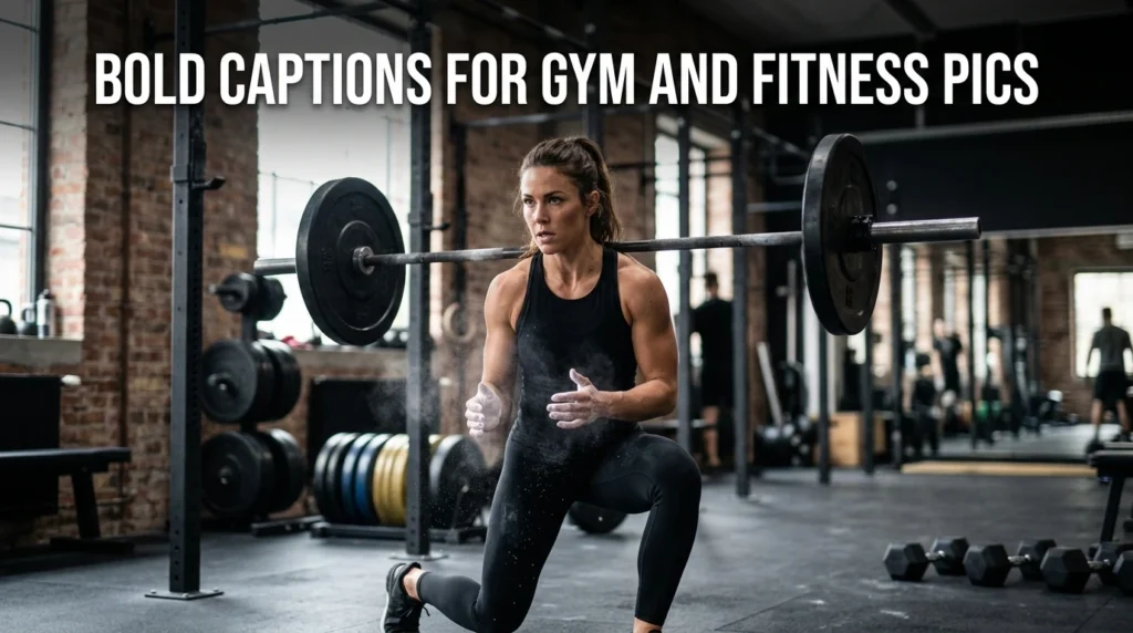Bold Captions For Gym And Fitness Pics
