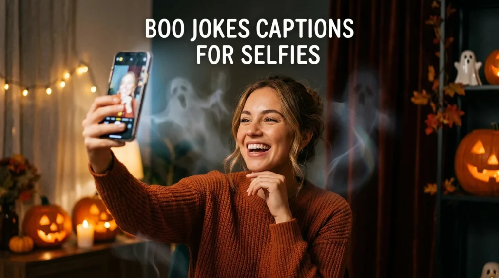 Boo Jokes Captions for Selfies