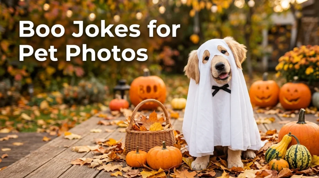 Boo Jokes for Pet Photos