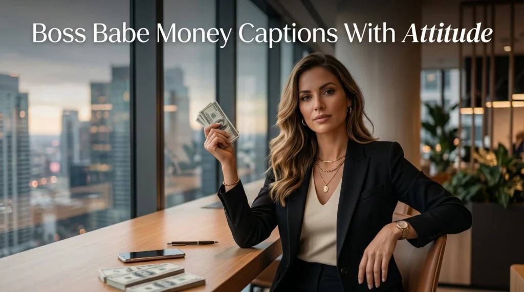 Boss Babe Money Captions With Attitude