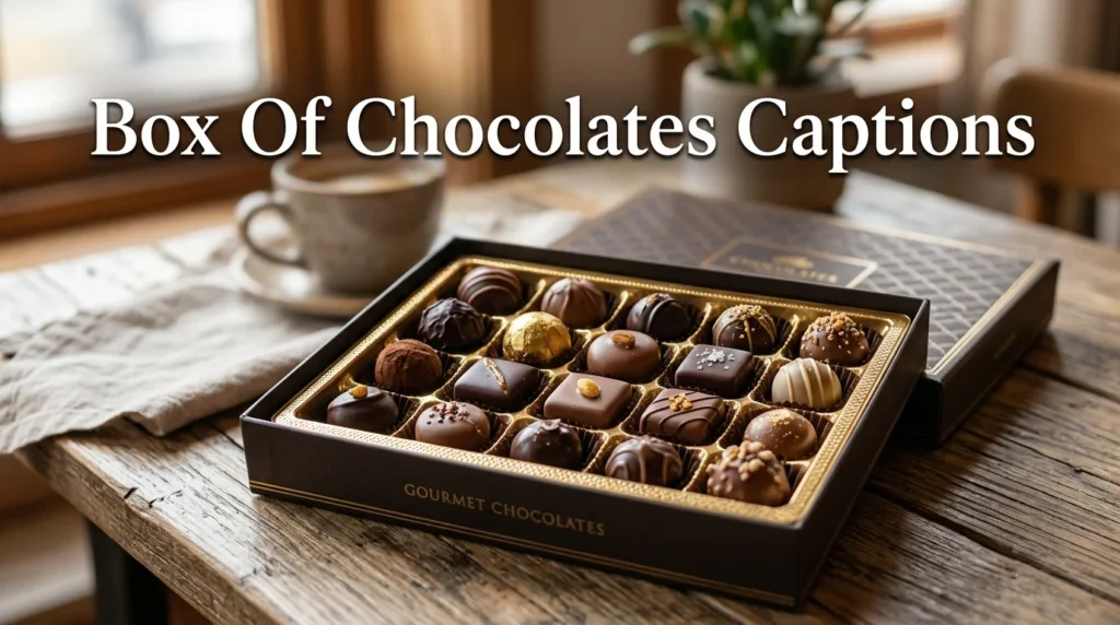 Box Of Chocolates Captions