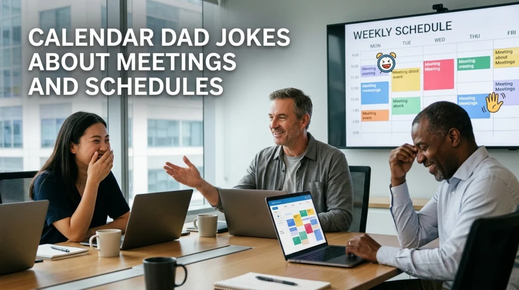Calendar Dad Jokes About Meetings And Schedules