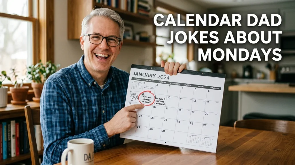 Calendar Dad Jokes About Mondays