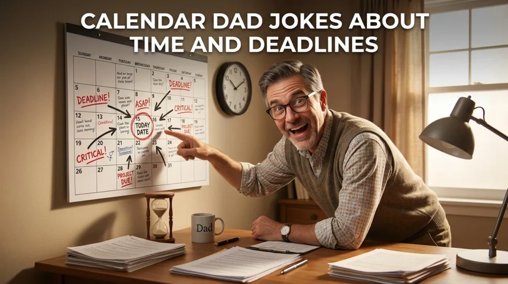 Calendar Dad Jokes About Time And Deadlines