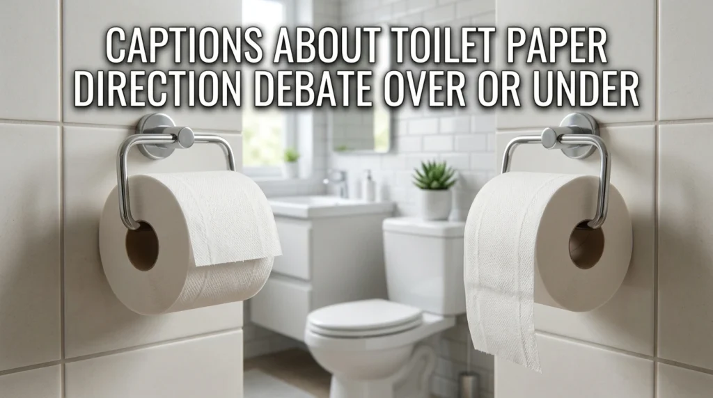 Captions About Toilet Paper Direction Debate Over Or Under