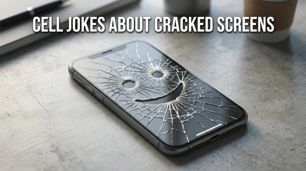 Cell Jokes About Cracked Screens