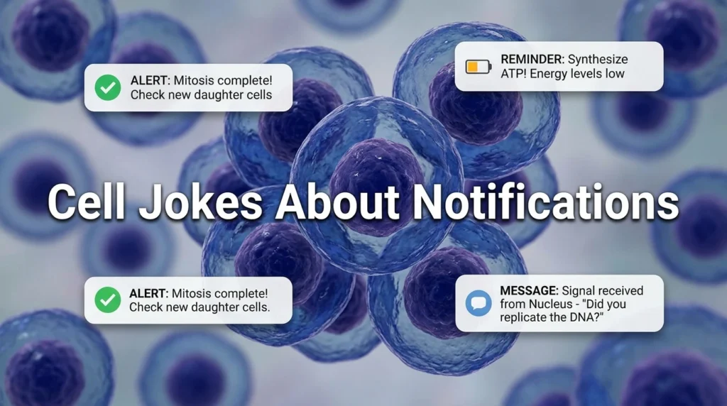 Cell Jokes About Notifications
