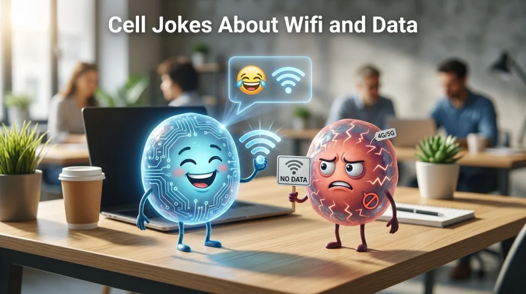 Cell Jokes About Wifi and Data