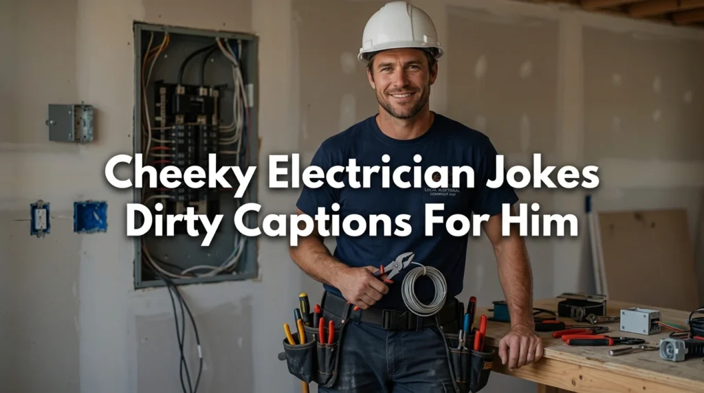 Cheeky Electrician Jokes Dirty Captions For Him