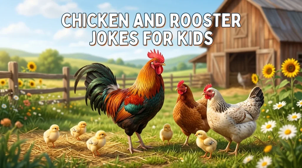 Chicken And Rooster Jokes For Kids