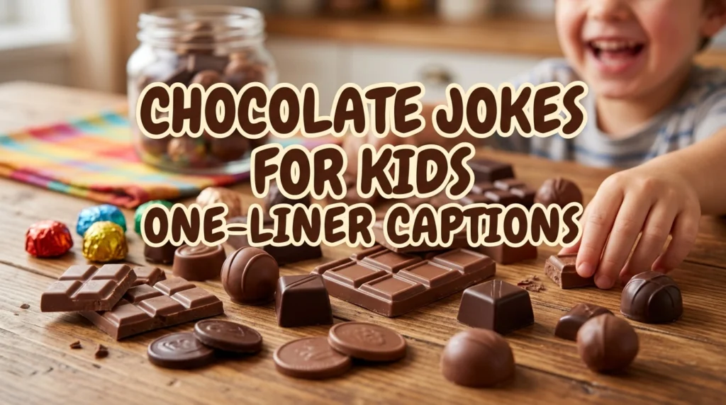 Chocolate Jokes for Kids One-Liner Captions