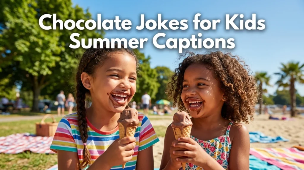 Chocolate Jokes for Kids Summer Captions